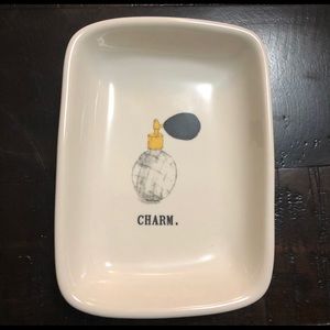 Rae Dunn/Magenta Ceramic “CHARM.” Trinket Dish